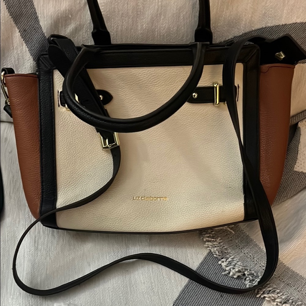 Liz Claiborne Black and Brown Women's Bag